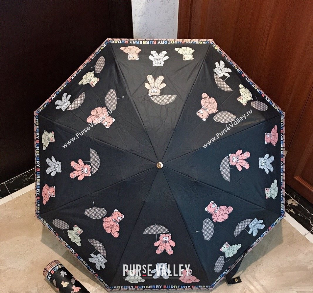 Burberry Bears Umbrella Black 2024 0409 (A-240409101)