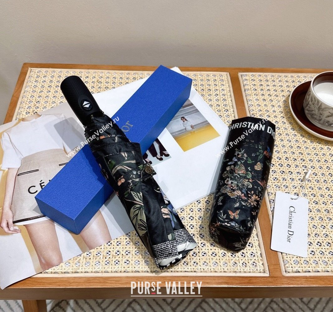 Dior Butterfly Umbrella Black 2024 0409 (A-240409132)