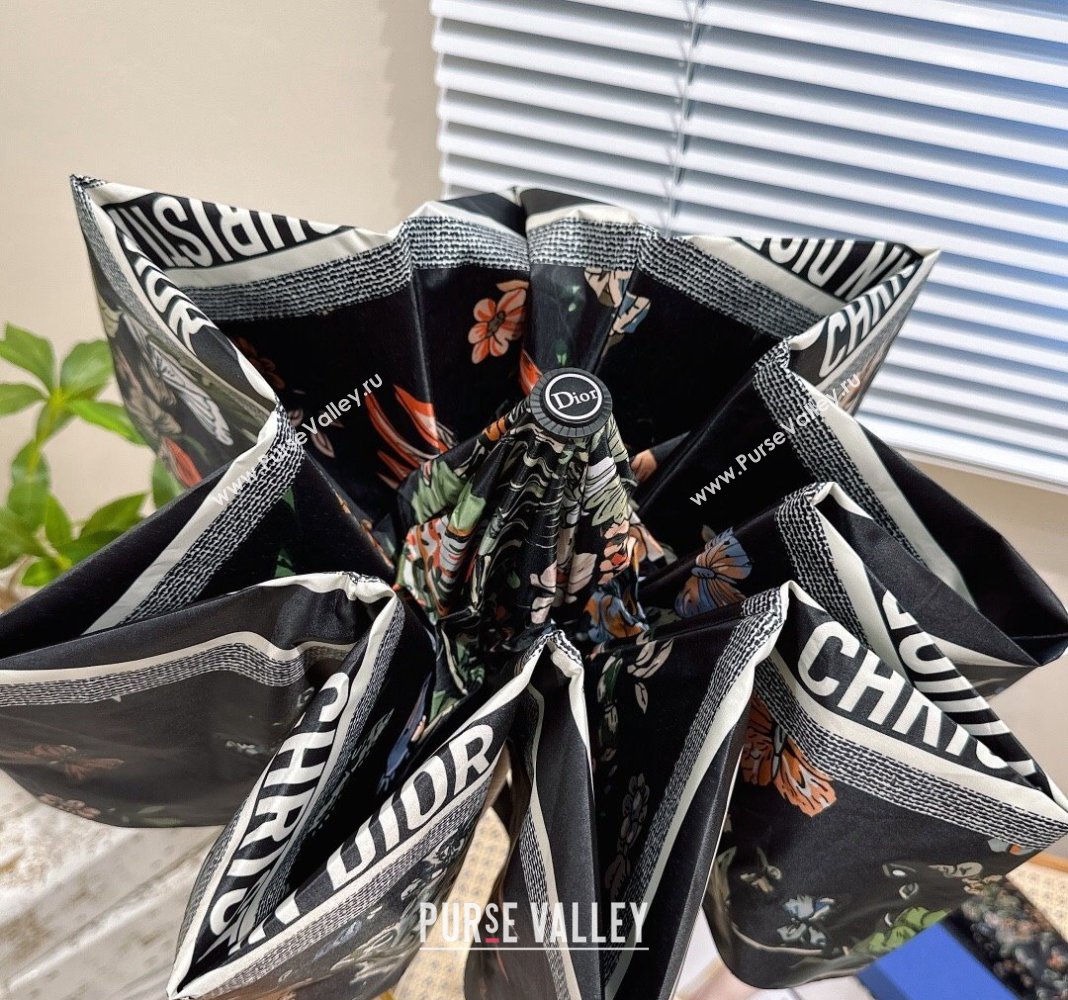 Dior Butterfly Umbrella Black 2024 0409 (A-240409132)