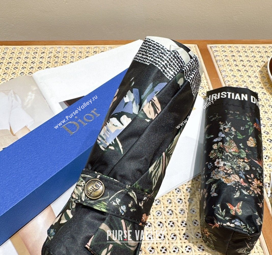 Dior Butterfly Umbrella Black 2024 0409 (A-240409132)