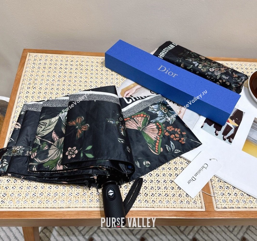 Dior Butterfly Umbrella Black 2024 0409 (A-240409132)