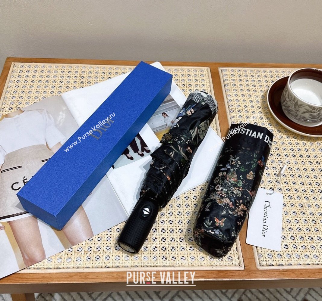 Dior Butterfly Umbrella Black 2024 0409 (A-240409132)
