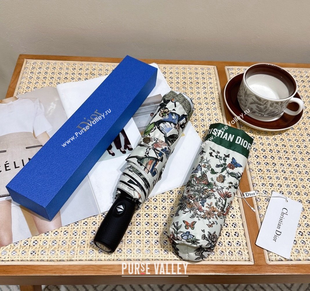 Dior Butterfly Umbrella White/Green 2024 0409 (A-240409133)