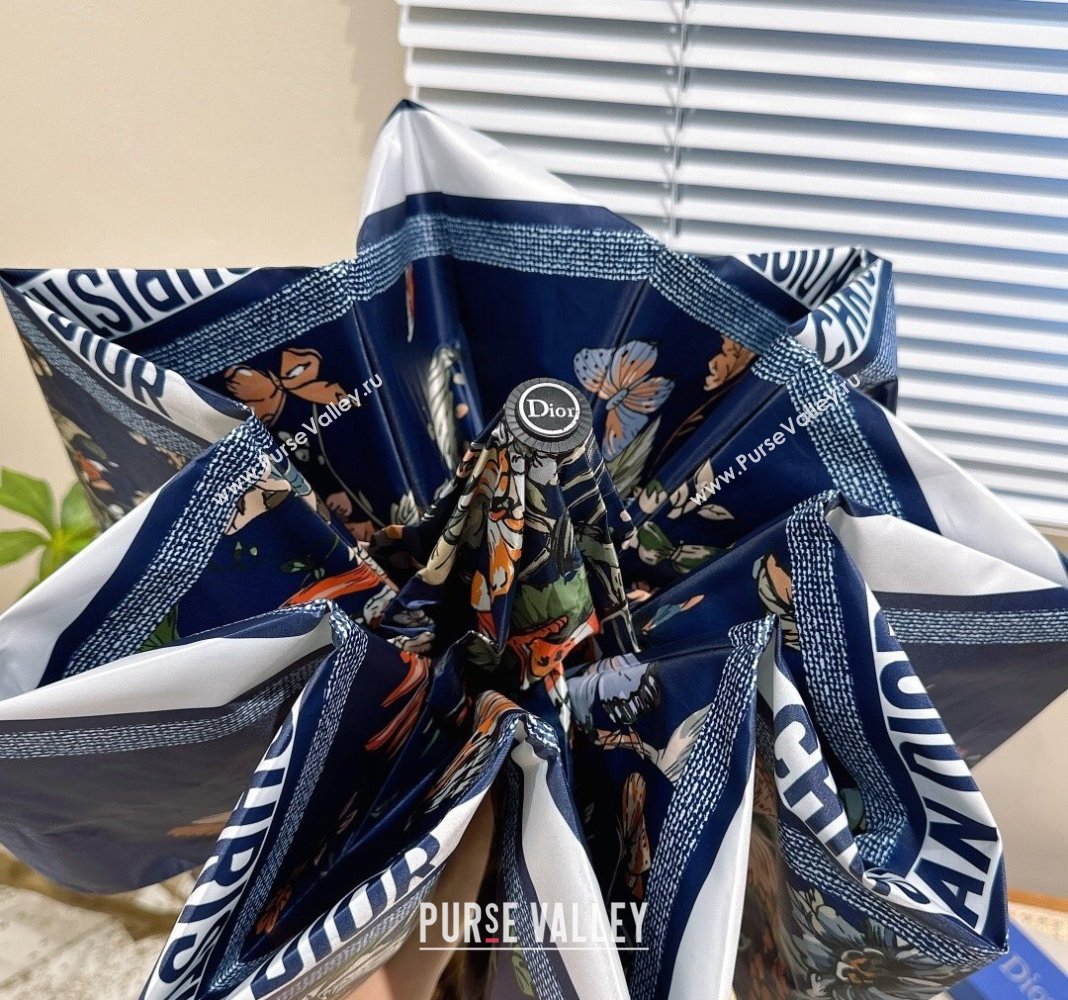 Dior Butterfly Umbrella Deep Blue 2024 0409 (A-240409134)