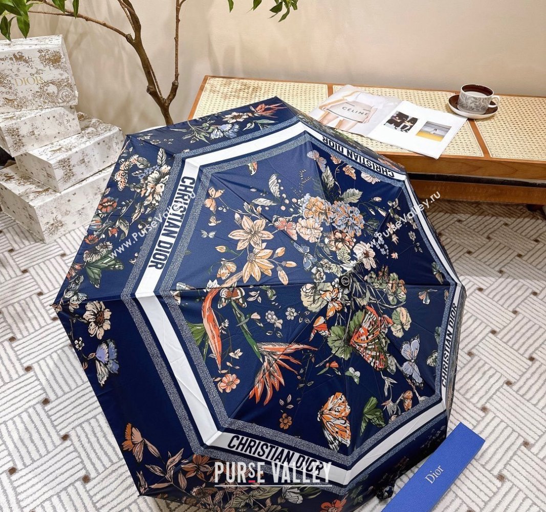 Dior Butterfly Umbrella Deep Blue 2024 0409 (A-240409134)