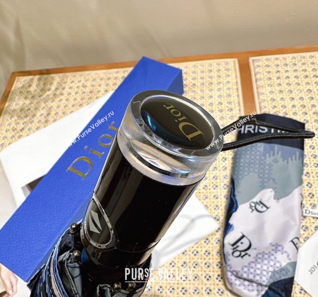 Dior Printed Umbrella Blue 2024 0409 (A-240409125)
