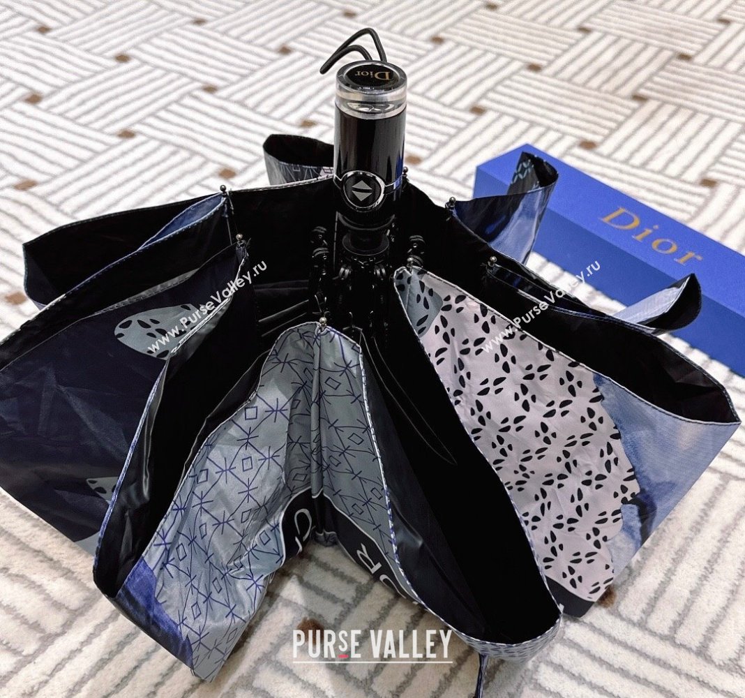 Dior Printed Umbrella Blue 2024 0409 (A-240409125)