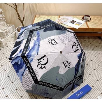 Dior Printed Umbrella Blue 2024 0409 (A-240409125)