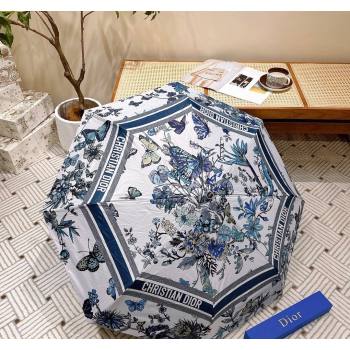 Dior Butterfly Umbrella White/Blue 2024 0409 (A-240409135)