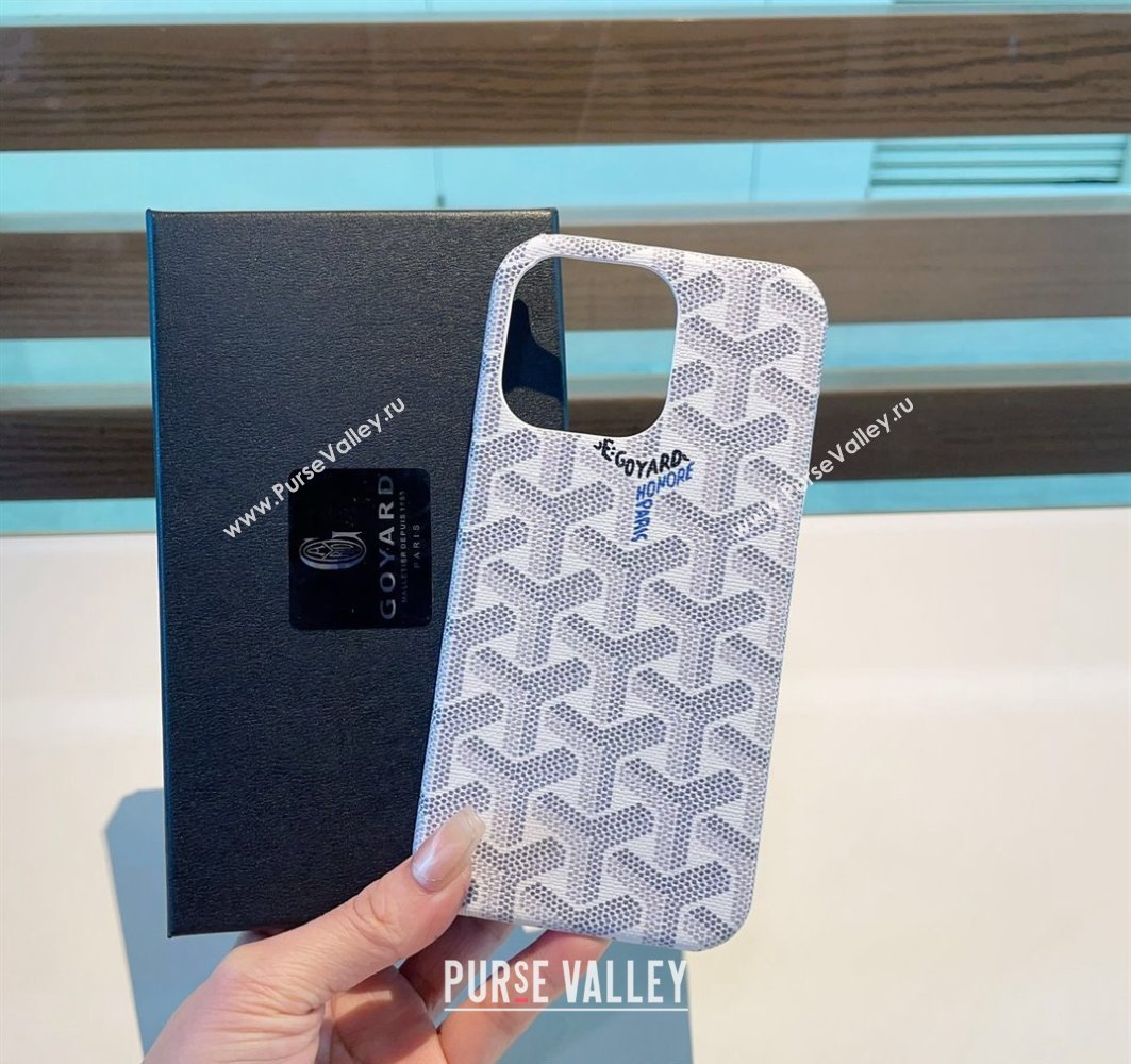 Goyard iPhone Holder White 2024 0409 (XMN-240409077)