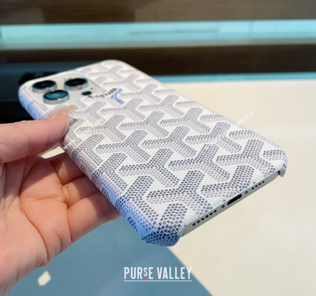 Goyard iPhone Holder White 2024 0409 (XMN-240409077)