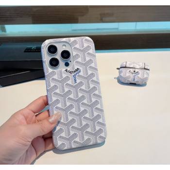 Goyard iPhone Holder White 2024 0409 (XMN-240409077)