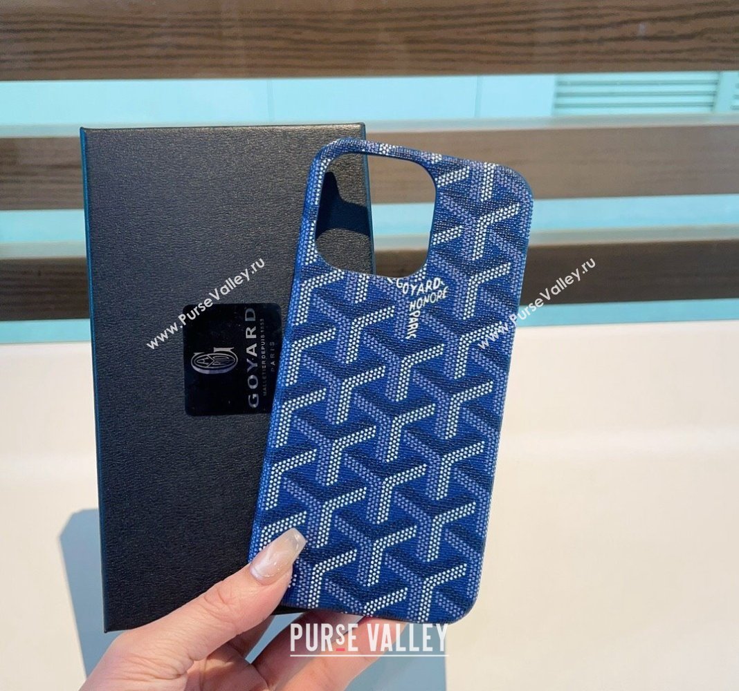 Goyard iPhone Holder Blue 2024 0409 (XMN-240409078)