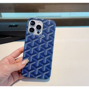 Goyard iPhone Holder Blue 2024 0409 (XMN-240409078)