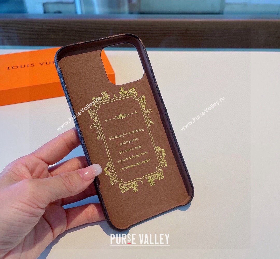 Louis Vuitton Monogram iPhone Case Black 2024 0409 (XMN-240409082)