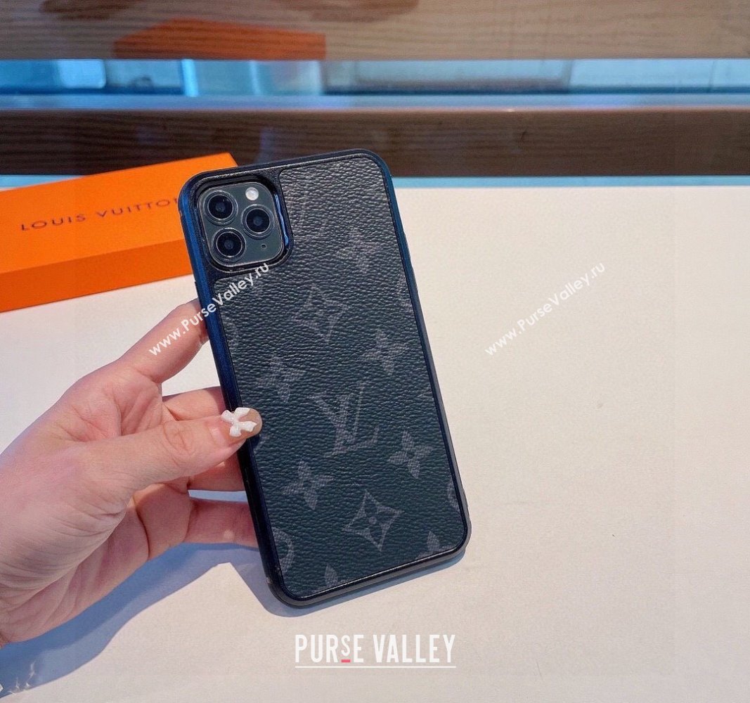 Louis Vuitton Monogram iPhone Case Black 2024 0409 (XMN-240409086)