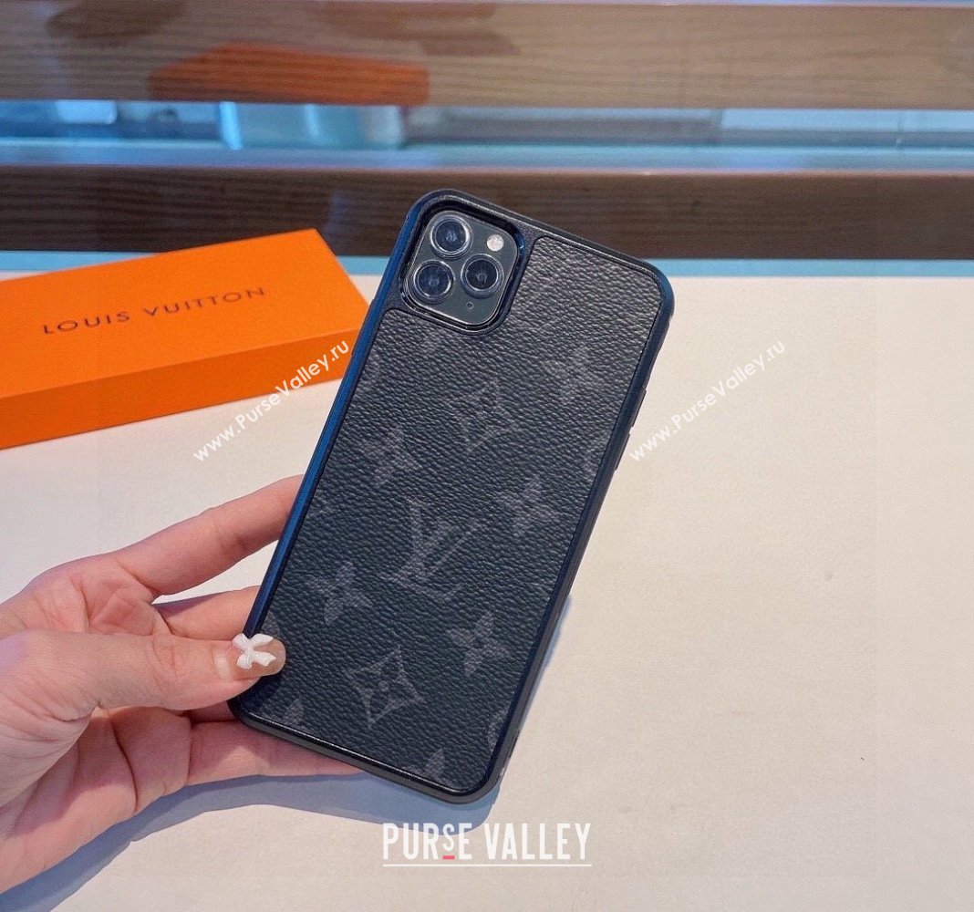 Louis Vuitton Monogram iPhone Case Black 2024 0409 (XMN-240409086)