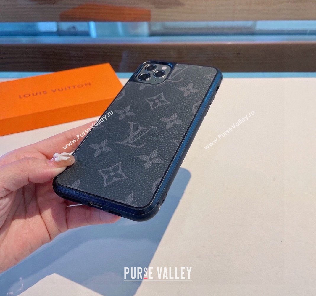 Louis Vuitton Monogram iPhone Case Black 2024 0409 (XMN-240409086)