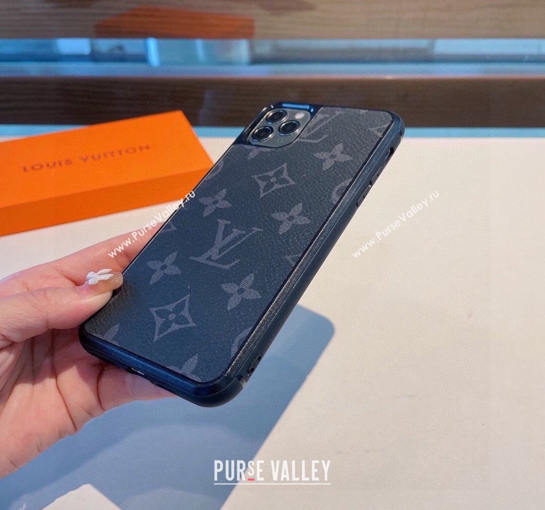 Louis Vuitton Monogram iPhone Case Black 2024 0409 (XMN-240409086)