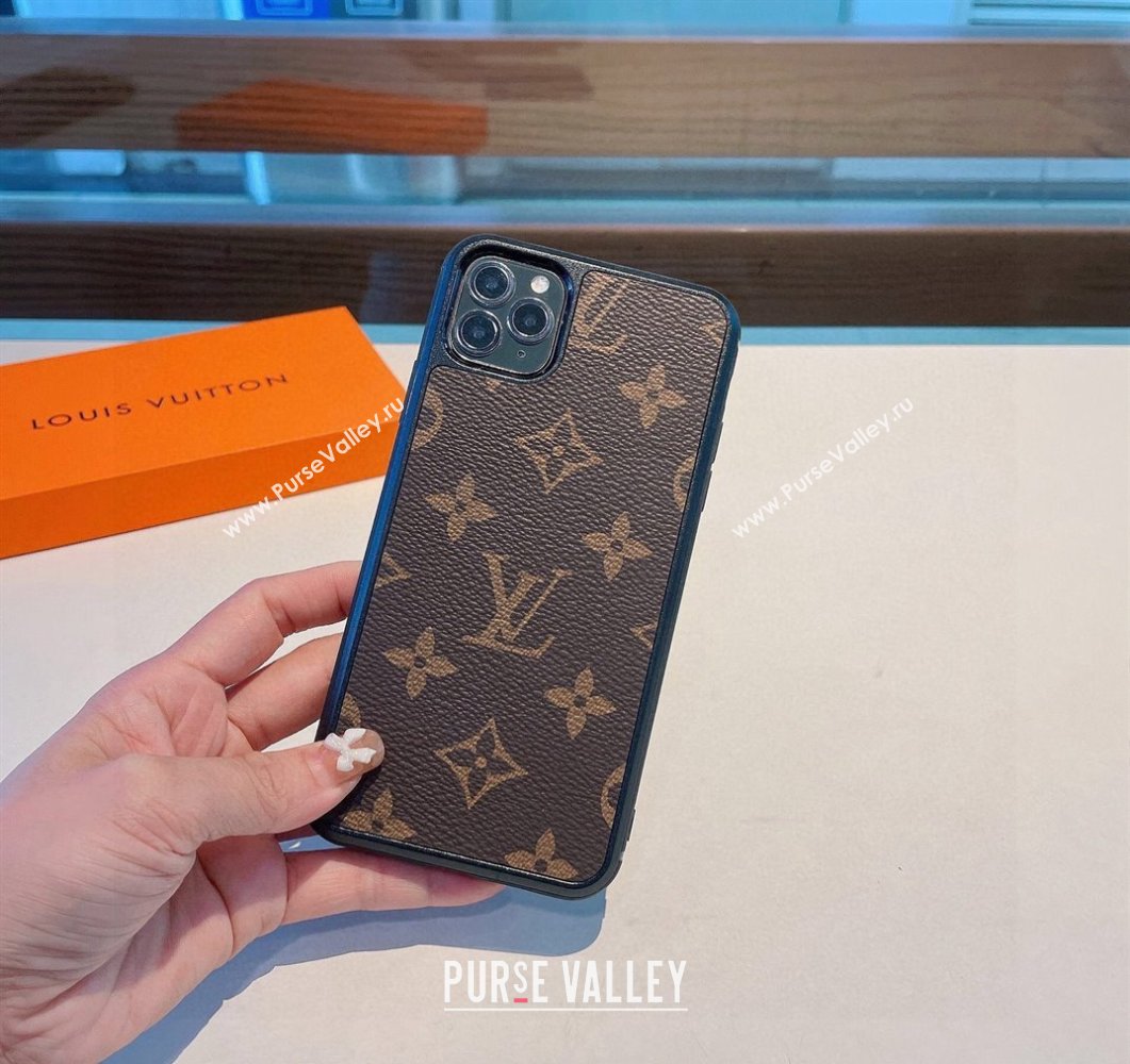 Louis Vuitton Monogram iPhone Case Brown 2024 0409 (XMN-240409087)