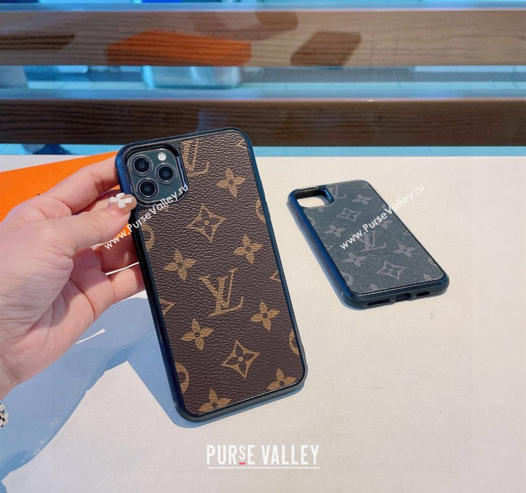Louis Vuitton Monogram iPhone Case Brown 2024 0409 (XMN-240409087)