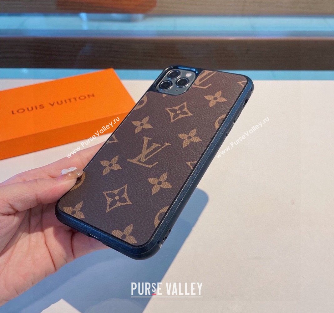Louis Vuitton Monogram iPhone Case Brown 2024 0409 (XMN-240409087)