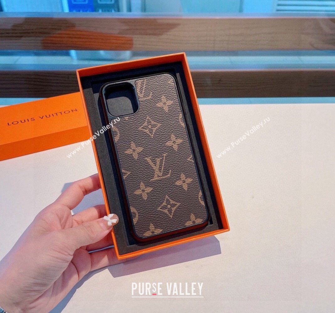 Louis Vuitton Monogram iPhone Case Brown 2024 0409 (XMN-240409087)