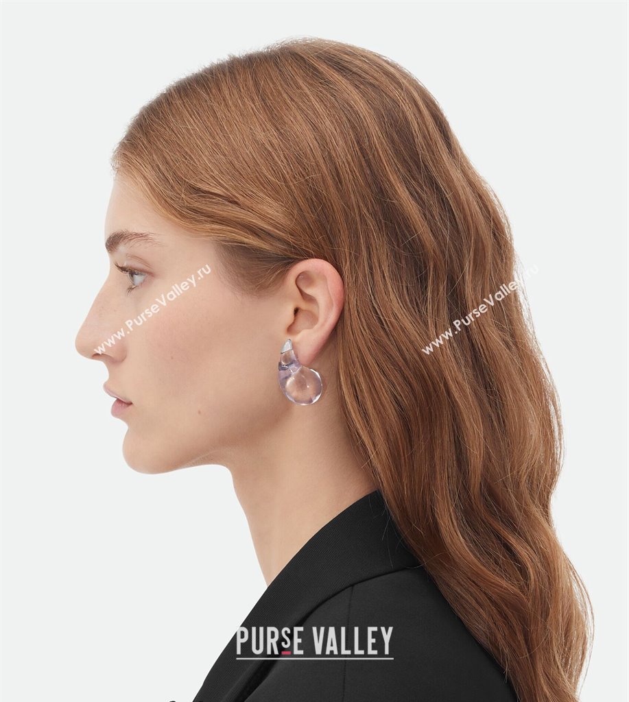 Bottega Veneta Clear Drop Earrings 2024 0510 (YF-240510121)