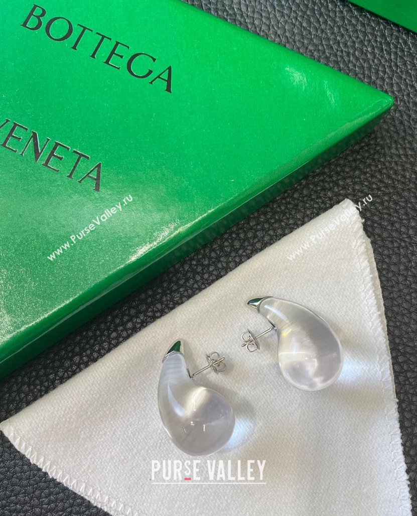 Bottega Veneta Clear Drop Earrings 2024 0510 (YF-240510121)