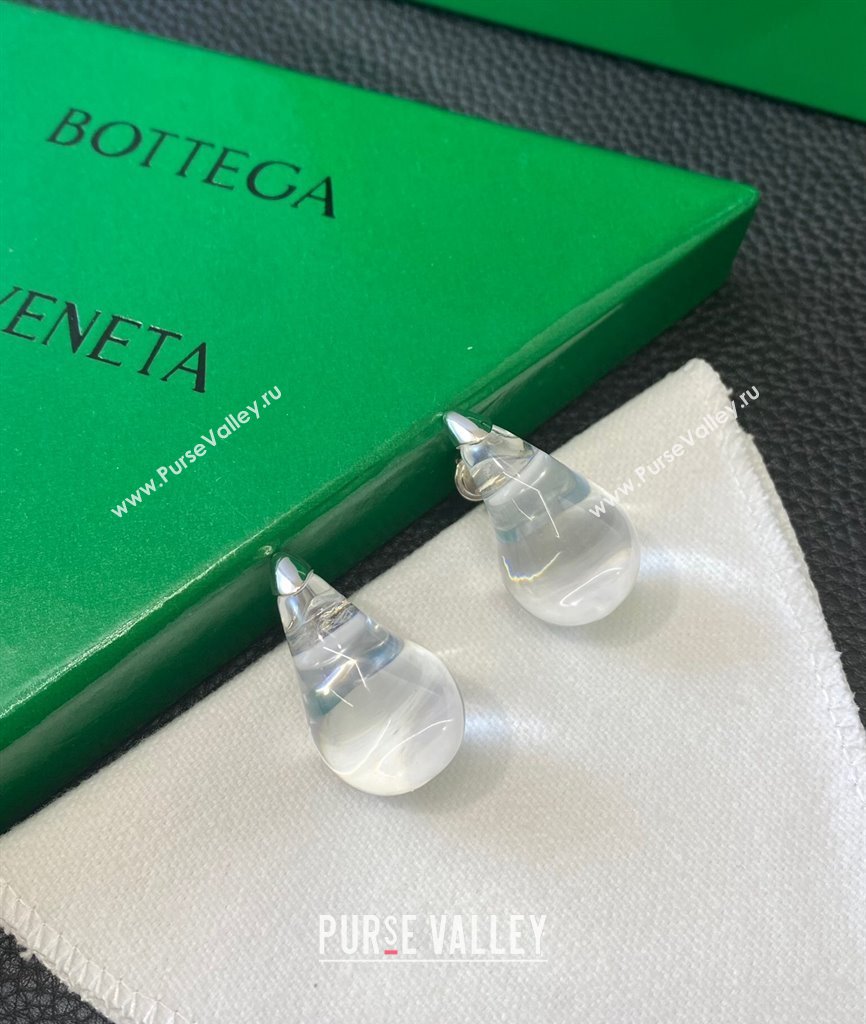 Bottega Veneta Clear Drop Earrings 2024 0510 (YF-240510121)