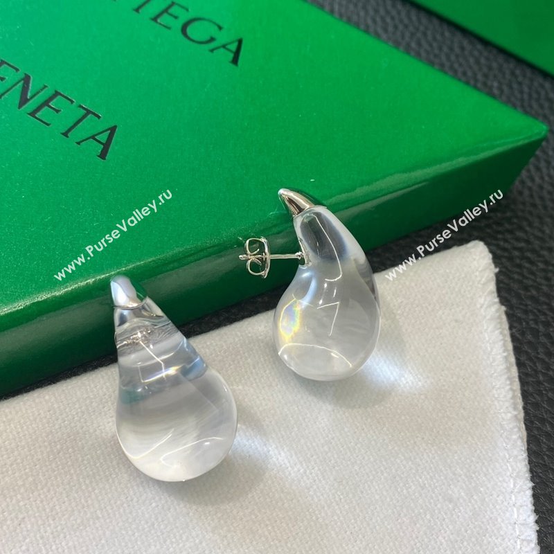 Bottega Veneta Clear Drop Earrings 2024 0510 (YF-240510121)