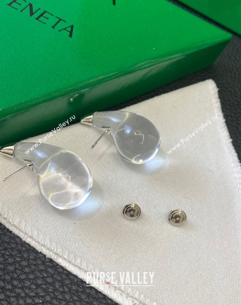 Bottega Veneta Clear Drop Earrings 2024 0510 (YF-240510121)