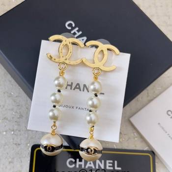 Chanel Pearl Pendant Earrings 2024 0510 (YF-240511011)
