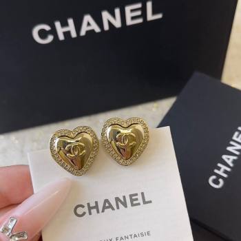 Chanel Heart Stud Earrings 2024 051106 (YF-240511016)
