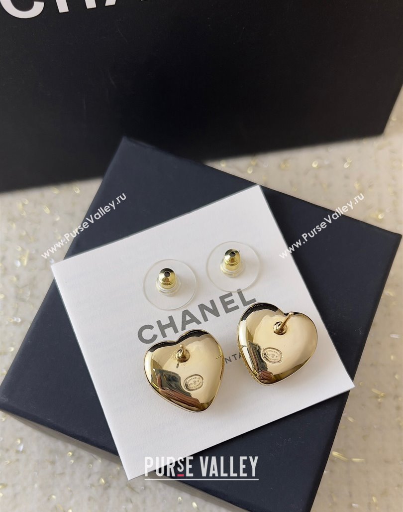 Chanel Heart Stud Earrings 2024 051106 (YF-240511016)