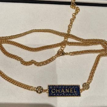 Chanel Chain Belt Denim Blue 2024 0511 (YF-240511022)