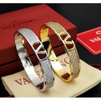 Valentino VLogo Bracelet with Strass 2024 0511 (YF-240511055)