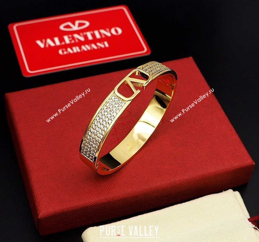 Valentino VLogo Bracelet with Strass 2024 0511 (YF-240511055)