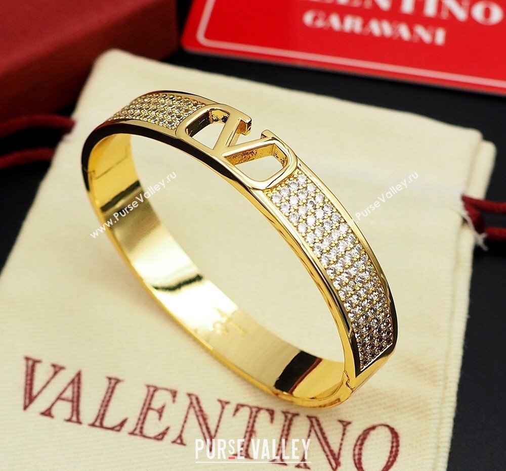 Valentino VLogo Bracelet with Strass 2024 0511 (YF-240511055)