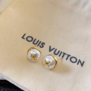 Louis Vuitton My Mix Stud Pearl Earrings 2024 (YF-240510117)