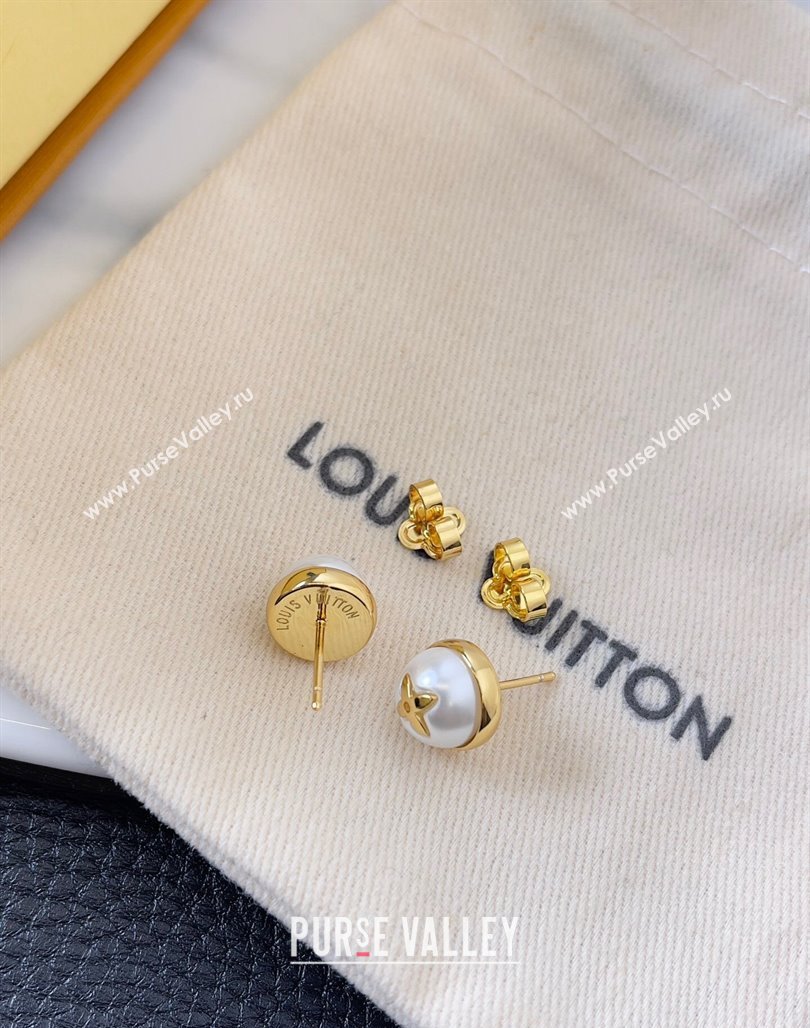 Louis Vuitton My Mix Stud Pearl Earrings 2024 (YF-240510117)