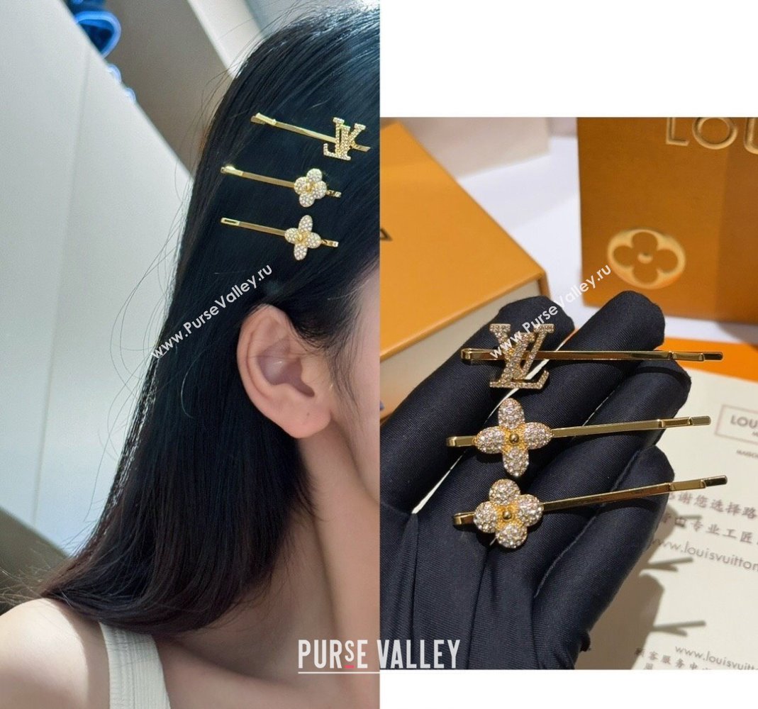 Louis Vuitton Louisa Hair Clip Set 2024 (YF-240510118)