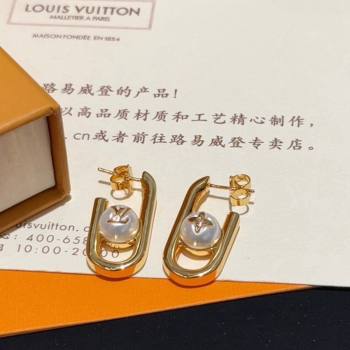 Louis Vuitton My LV Chain Pearls Earrings 2024 (YF-240510119)