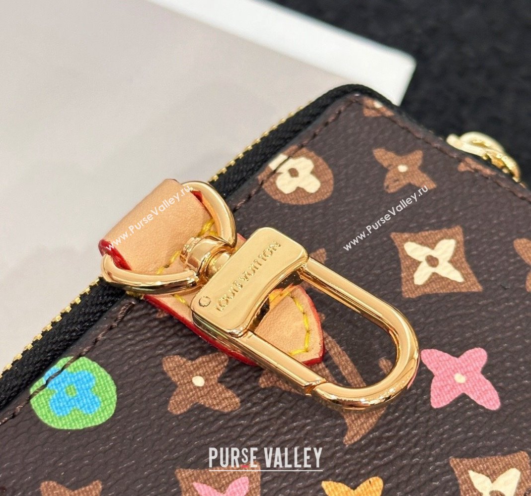 Louis Vuitton Monogram Craggy Canvas Soft Trunk Pouch Bag Charm and Key Holder Brown 2024 (HY-240513005)