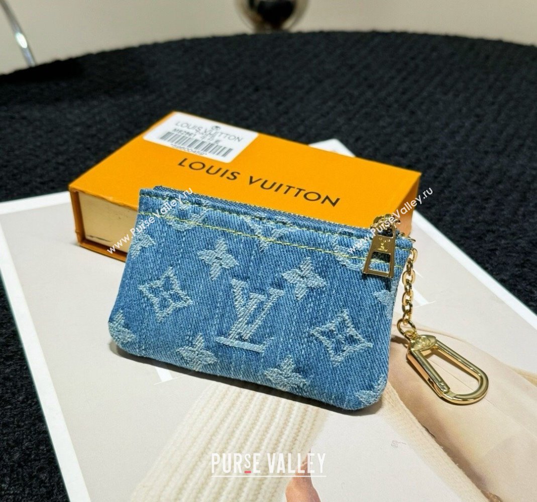 Louis Vuitton Blue Denim Key Pouch 2024 0513 (HY-240513044)