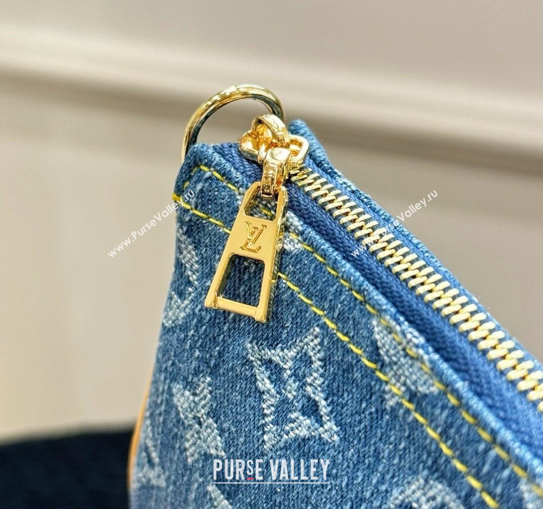 Louis Vuitton Mini Pochette Accessoires Bag On Chain Blue Denim 2024 0513 (HY-240513045)