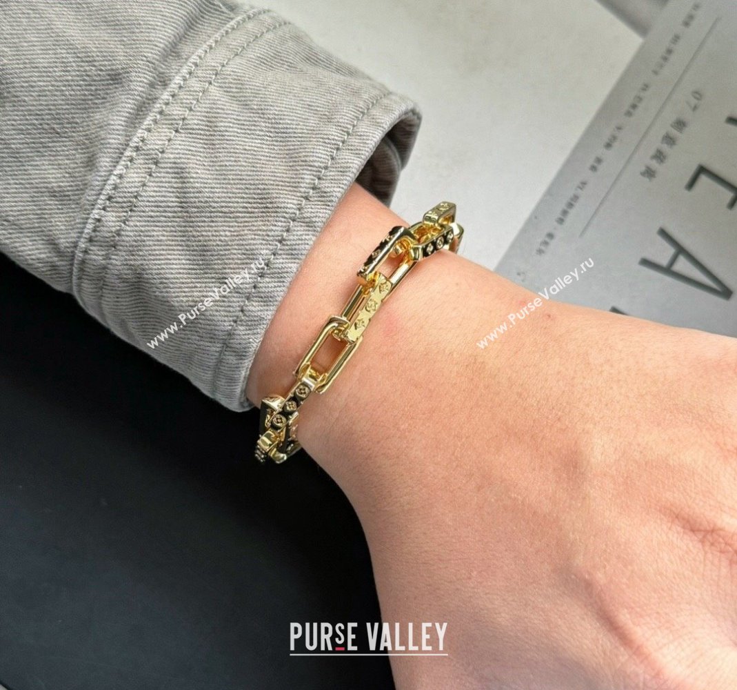 Louis Vuitton Monogram Chain Bracelet Yellow Gold 2024 M00308 (HY-240513020)