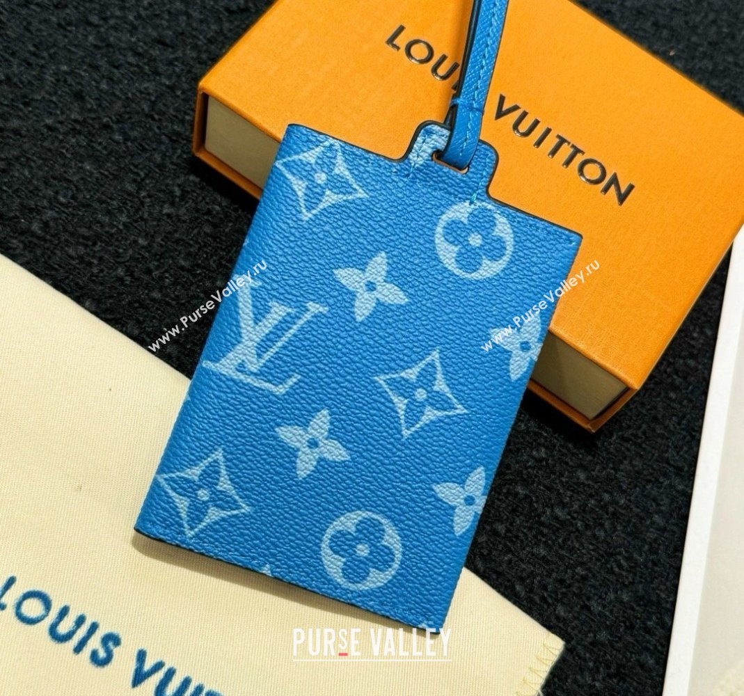 Louis Vuitton Card Holder Necklace Blue 2024 M83154 (HY-240513049)