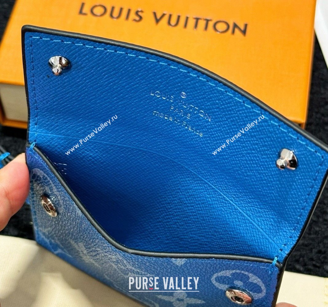 Louis Vuitton Card Holder Necklace Blue 2024 M83154 (HY-240513049)