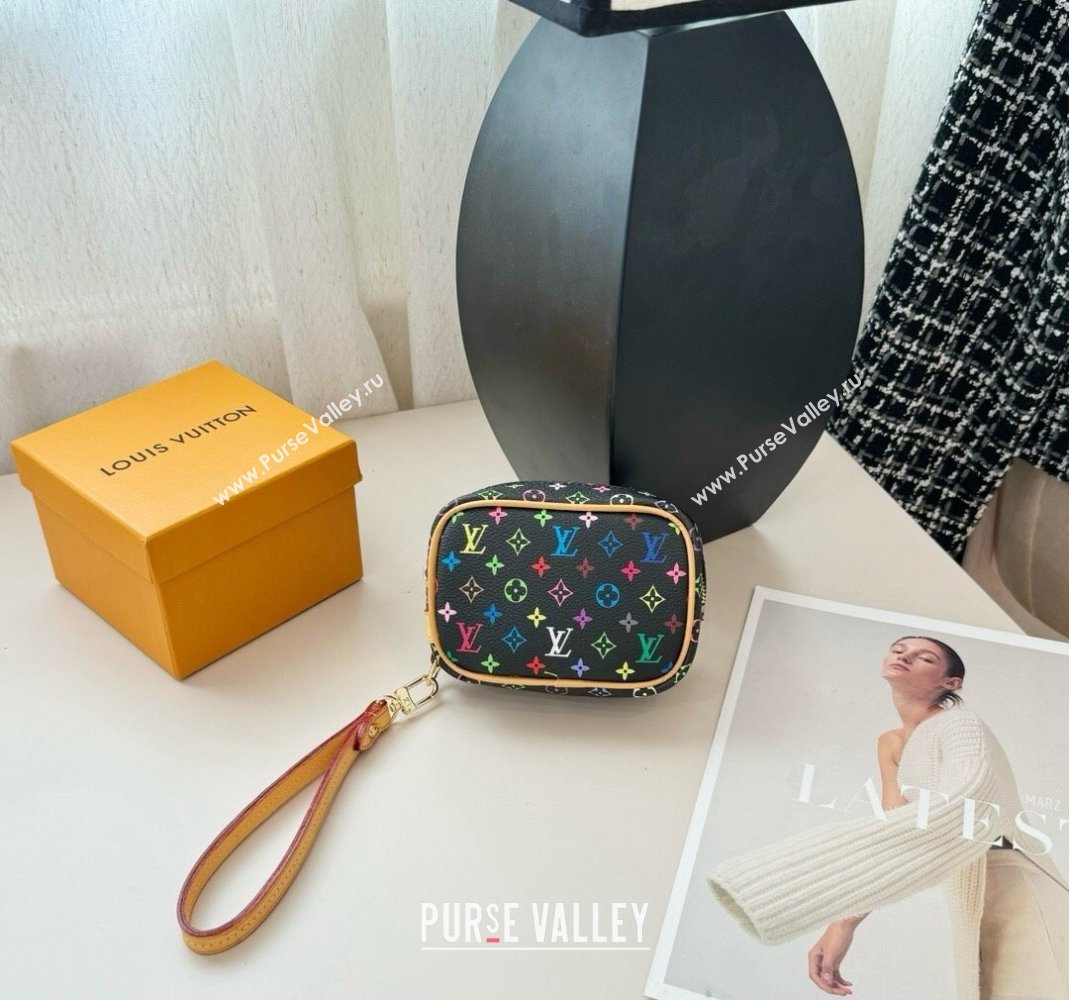Louis Vuitton Vanity Monogram Clutch Black/Multicolor 2024 0513 (HY-240513056)